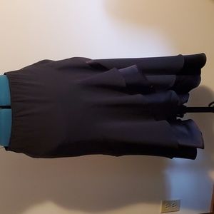 Hi low faux wrap skirt